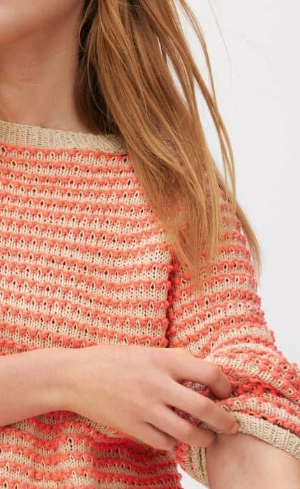 Topdown Pullover - PROMESSA & LANDLUST SOMMRSEIDE - Strickset von LANA GROSSA jetzt online kaufen bei OONIQUE