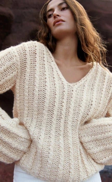 Zopfpullover - SETASURI & ECOPUNO - Strickset von LANA GROSSA jetzt online kaufen bei OONIQUE