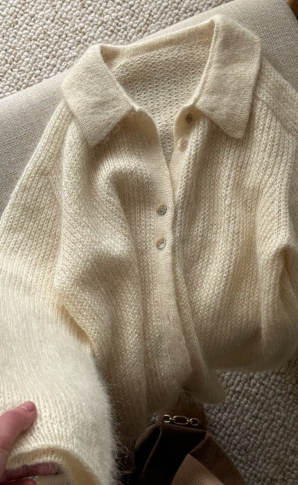 Chantal Collar Cardigan - BB MERINOS & SETASURI - Strickpaket