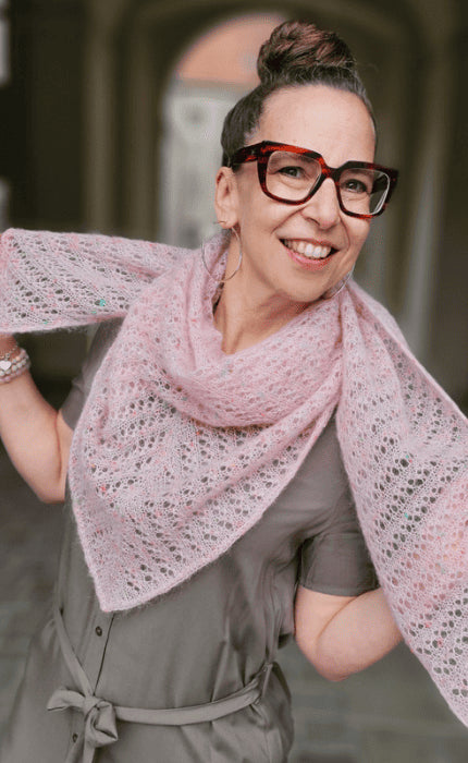 Tuch Emila - NATURAL SUPERKID TWEED - Strickpaket