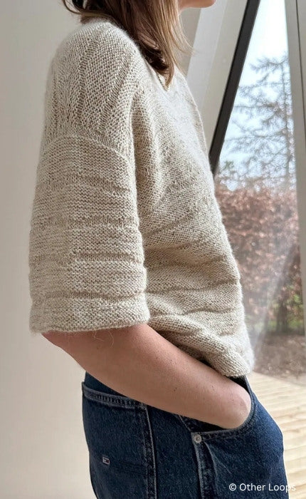 Tide Loop Tee - TYNN LINE & ALPAKKA FOLGETRAD - Strickpaket
