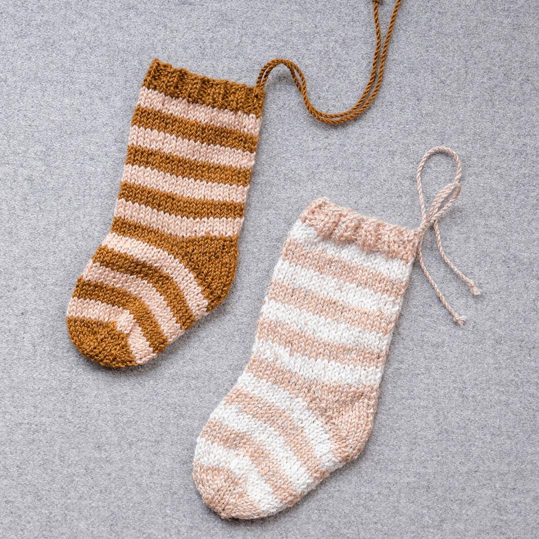 Mini Holiday Stockings - SEMILLA SILKBLOOM + TWINKLE - Knitting Kit