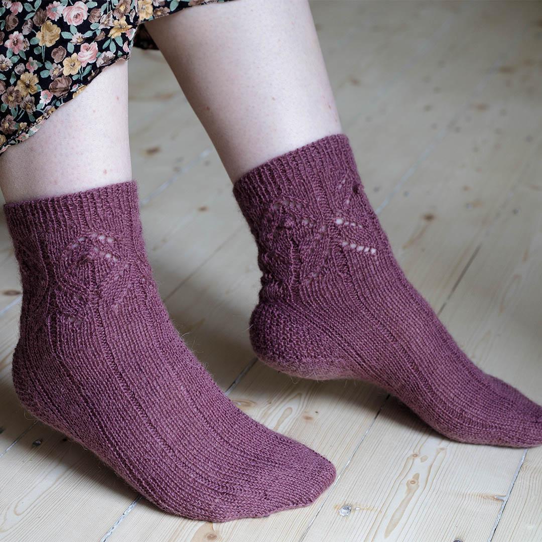 Marsden Moor Socks - MOORLAND MOHAIR - Knitting Kit