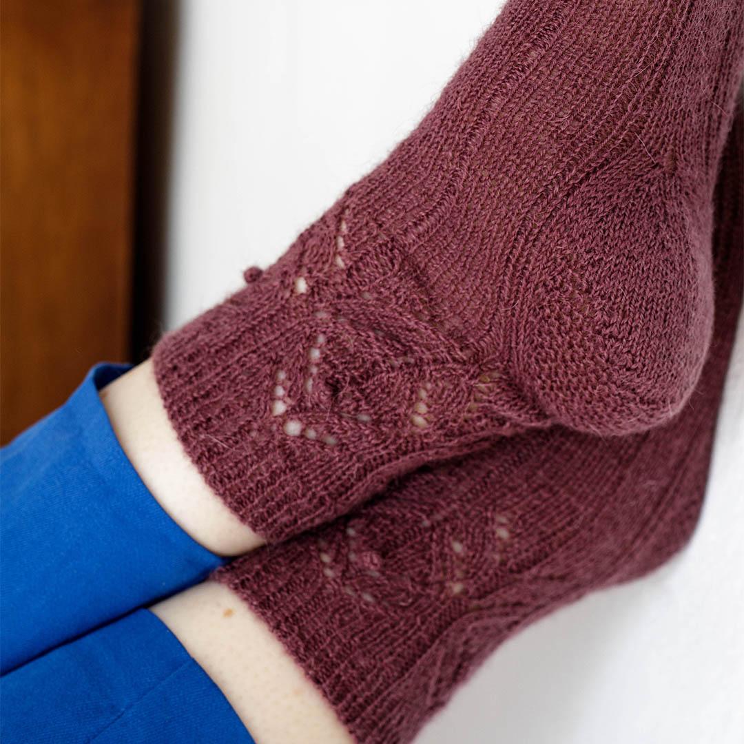 Marsden Moor Socks - MOORLAND MOHAIR - Knitting Kit