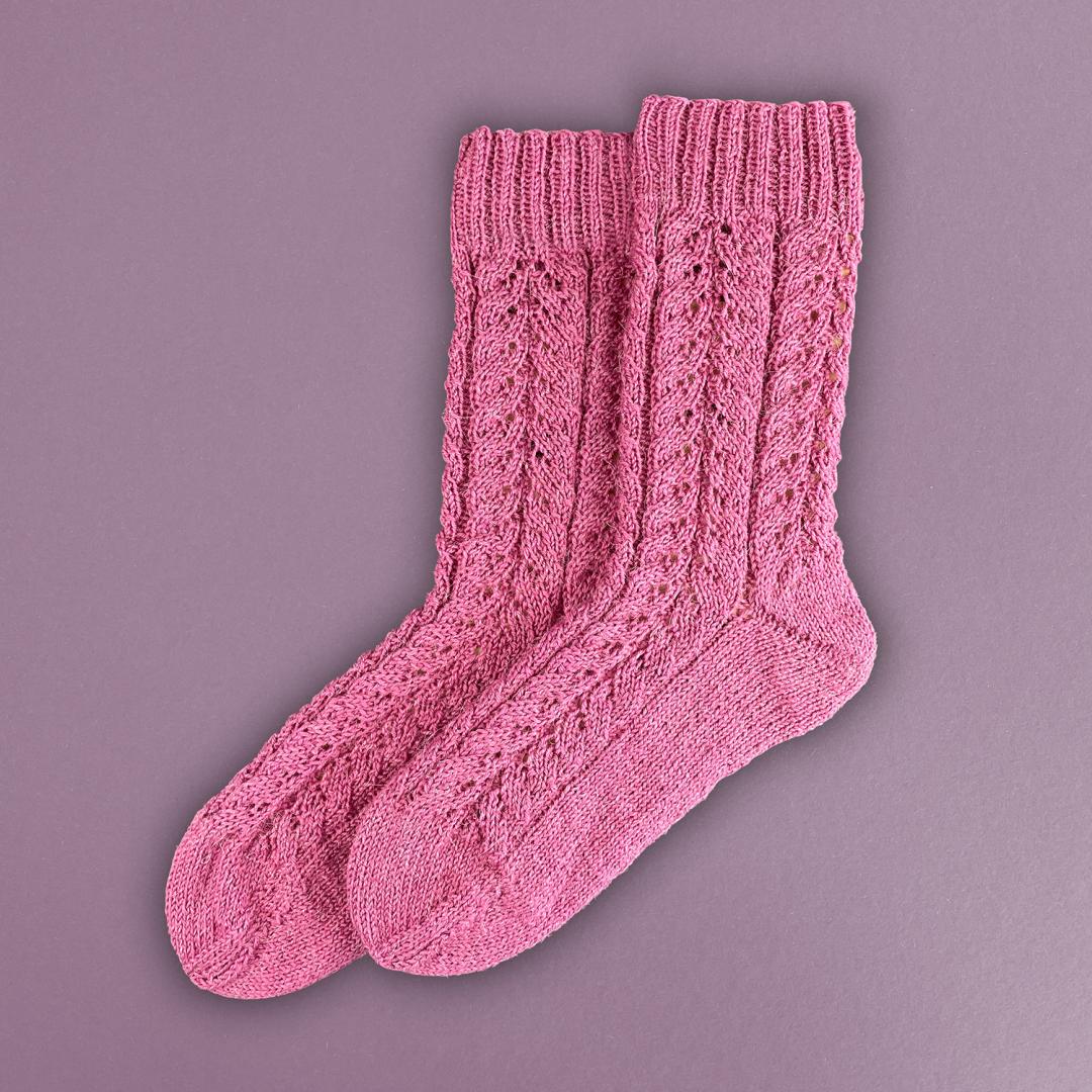 Berry Socken 3er Set - EDELWEISS ALPAKA 4-FACH - Strickpaket