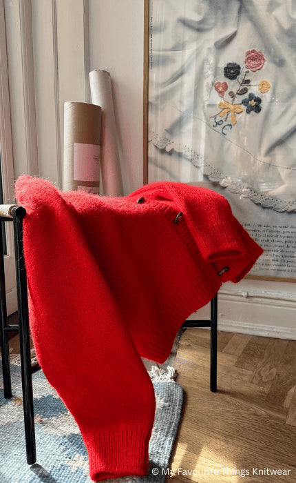 Cardigan No. 9 - THE MERRY MERINO 110 & SILKY KID RMS - Strickpaket