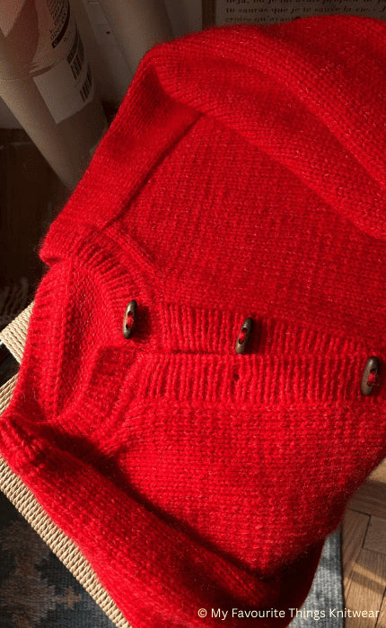 Cardigan No. 9 - THE MERRY MERINO 110 & SILKY KID RMS - Strickpaket