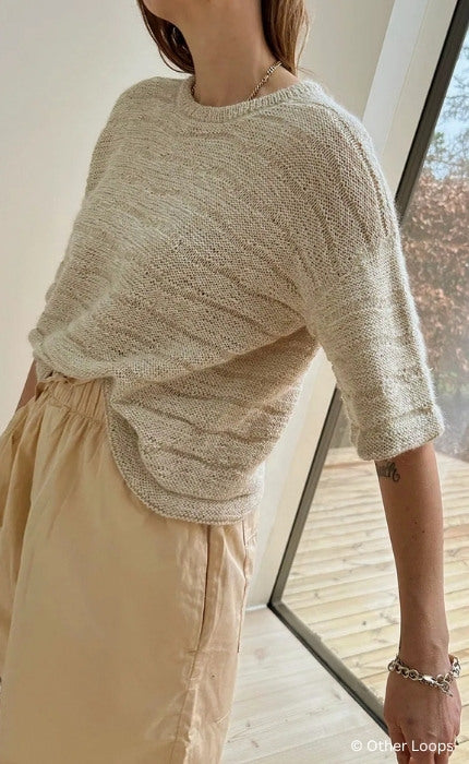 Tide Loop Tee - TYNN LINE & ALPAKKA FOLGETRAD - Strickpaket