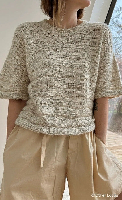 Tide Loop Tee - TYNN LINE & ALPAKKA FOLGETRAD - Strickpaket