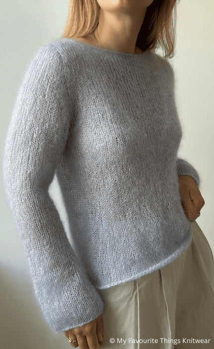 Blouse No. 1 light - SILKY KID RMS - Strickpaket