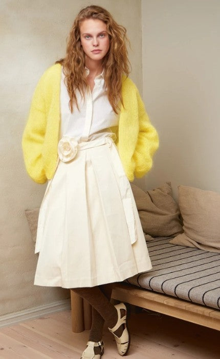 Facile Cardigan Nr. 1  - BALLERINA CHUNKY MOHAIR - Strickpaket