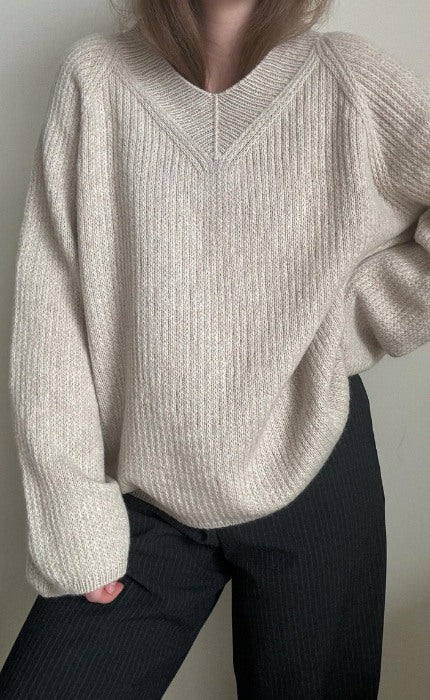 Chantal Sweater V-Neck - CASHMERE CLASSIC - Strickpaket