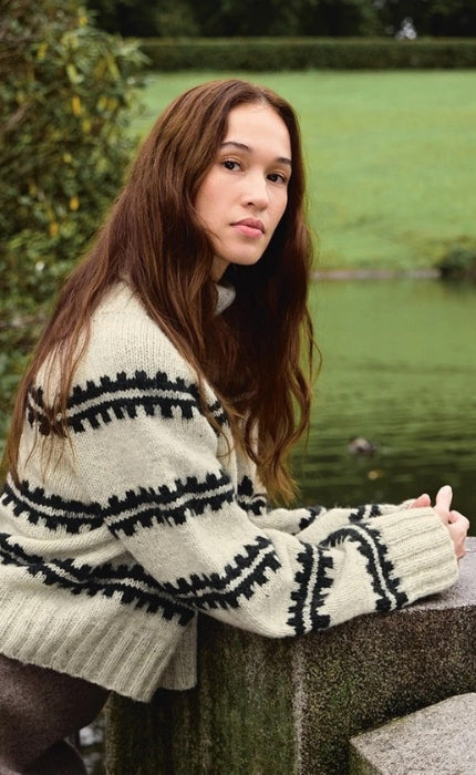 Ridge Sweater - ATLAS & BORSTET ALPAKKA - Strickpaket