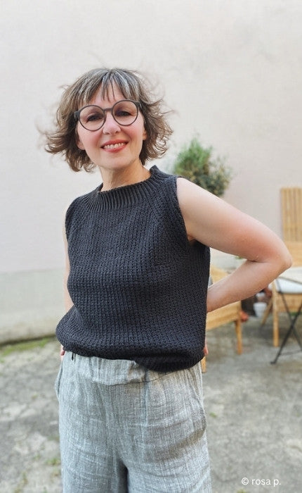 Tavalli Top - MANDARIN NATURELL - Strickpaket