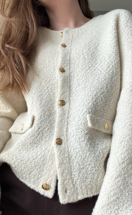 Manon Jacket - ALPAKA BOUCLE - Strickpaket