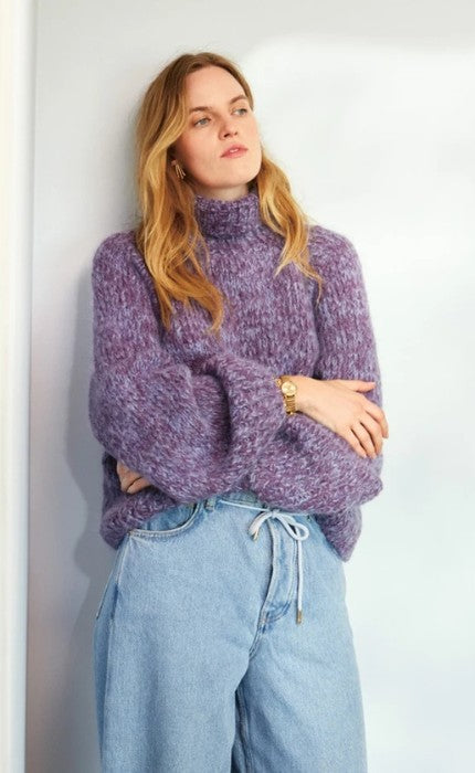Noa Sweater - BALLERINA CHUNKY MOHAIR - BORSTET ALPAKKA - Strickpaket