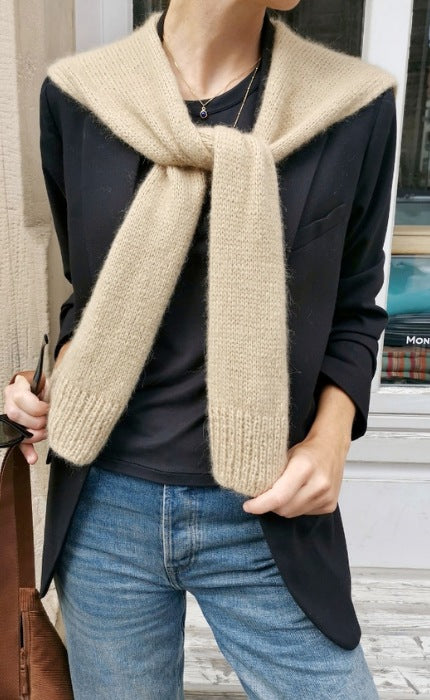 Fake Sweater Scarf - PEER GYNT & TYNN SILK MOHAIR - Strickpaket