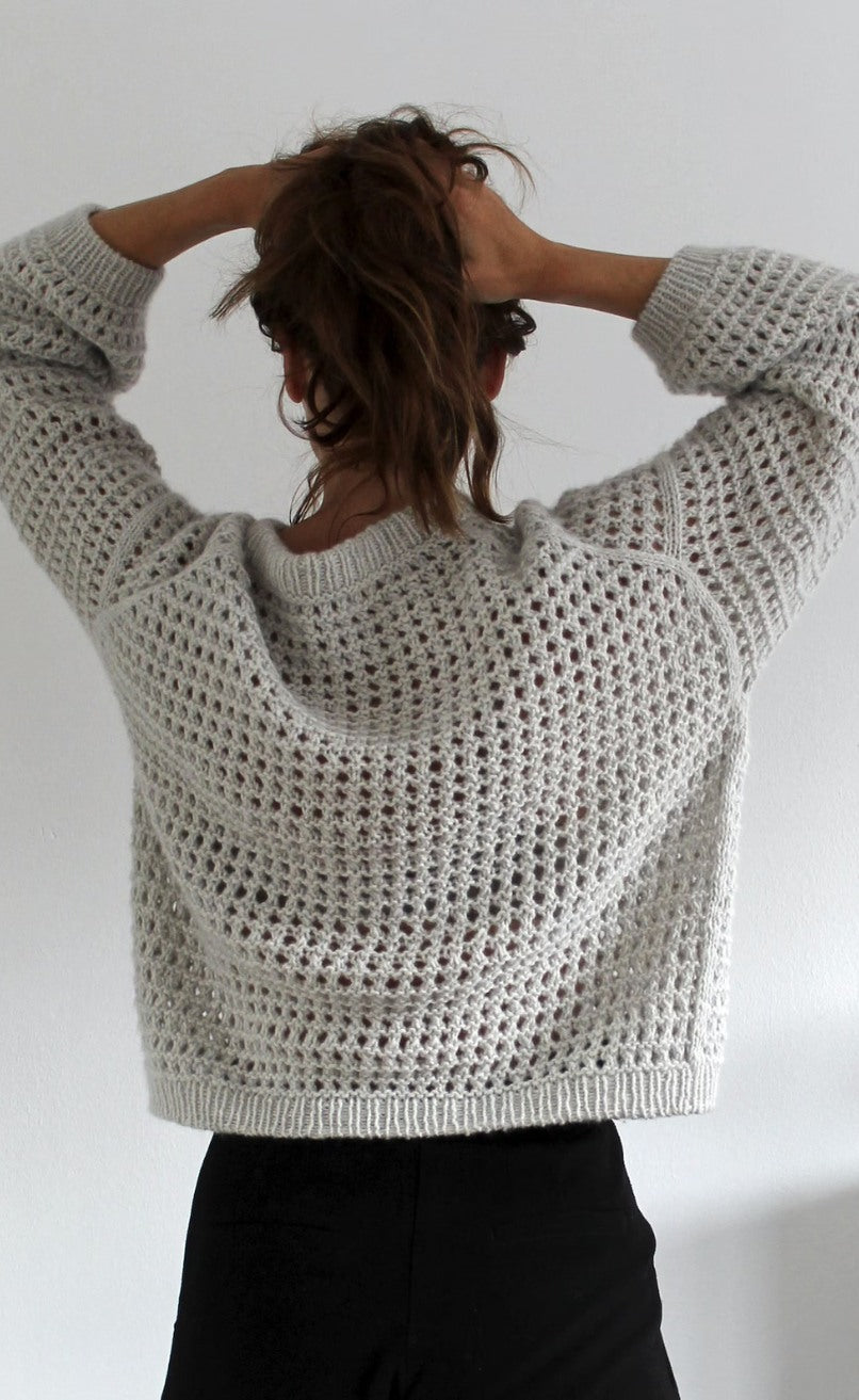 Mesh Sweater - VEGAN CASHMERE - Strickpaket