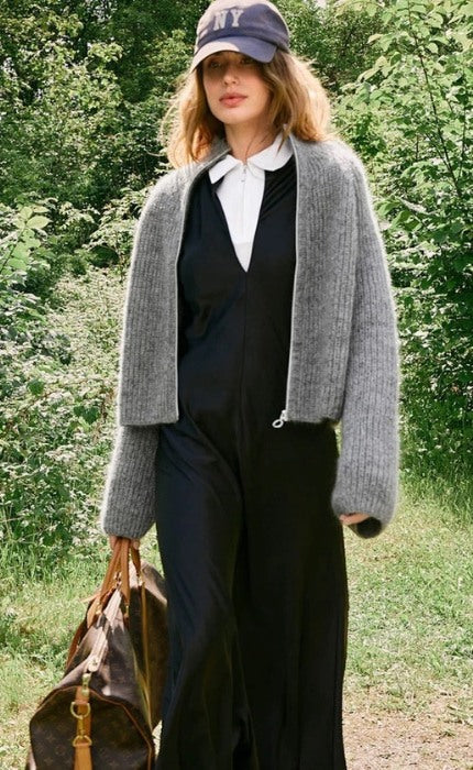 Tia Zipper Jacket - SUNDAY & TYNN SILK MOHAIR - Strickpaket