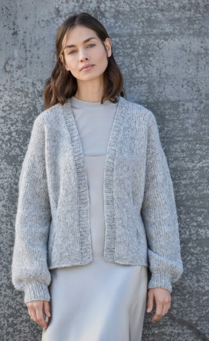 Kurze Jacke - ALPACA AIR II - Strickpaket