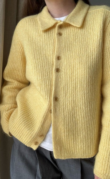 Chantal Collar Cardigan - BB MERINOS & SETASURI - Strickpaket