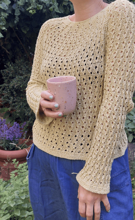 Alesia Blouse - ALLINO LEINEN BAUMWOLLE - Strickpaket