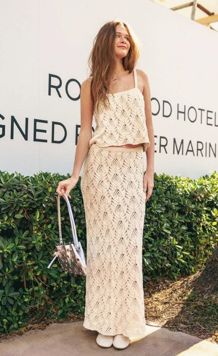 Summer Skirt Lang - MANDARIN PETIT & TYNN LINE - Strickpaket