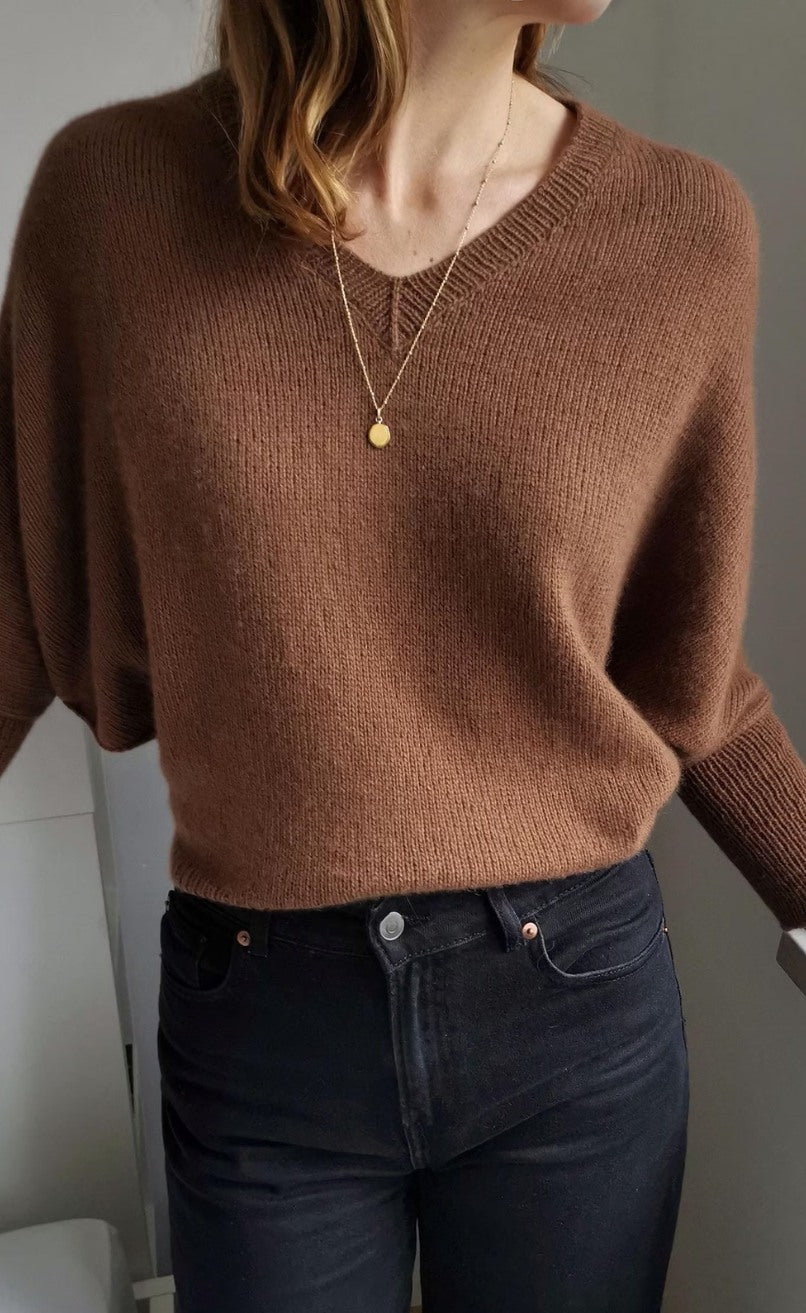 Robin Sweater V-Neck - CASHMERE CLASSIC - Strickpaket