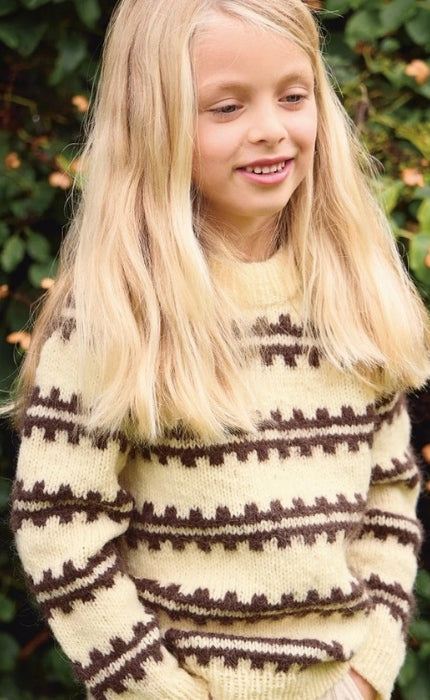 Ridge Sweater Junior - ATLAS & BORSTET ALPAKKA - Strickpaket