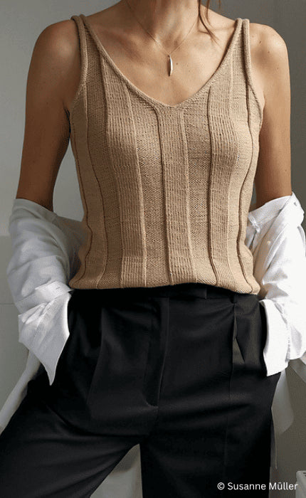 Cécile Top - MANDARIN PETITE - Strickpaket