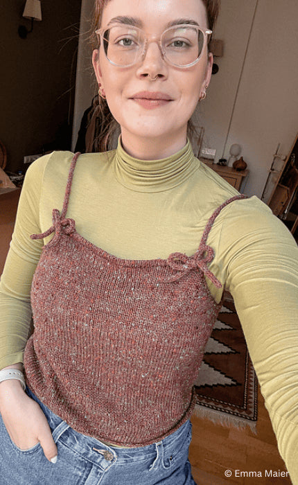 Dianthus Top - TUSSAH TWEED - Strickpaket