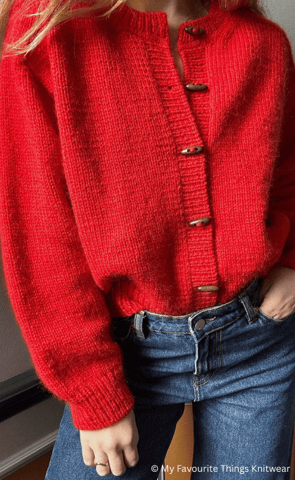Cardigan No. 9 - THE MERRY MERINO 110 & SILKY KID RMS - Strickpaket