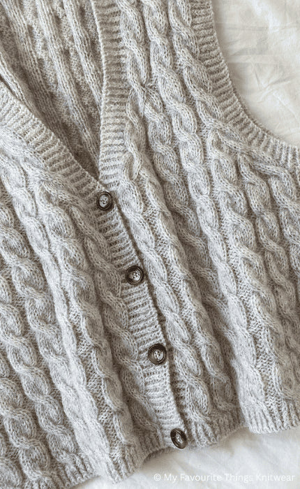 Vest No. 8 - THE MERRY MERINO 220 - Strickpaket
