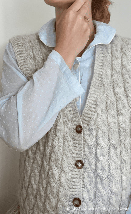 Vest No. 8 - THE MERRY MERINO 220 - Strickpaket