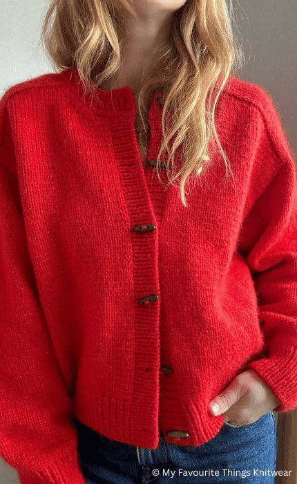 Cardigan No. 9 - THE MERRY MERINO 110 & SILKY KID RMS - Strickpaket