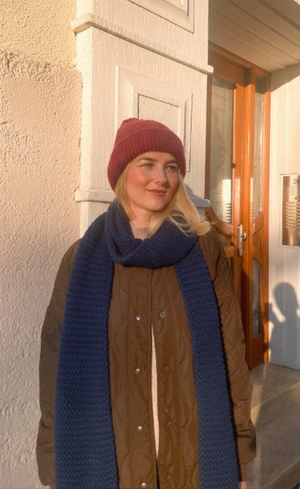 New Beginnings Schal - OONIQUE CHUNKY - Anfänger Strickset mit Videotutorial
