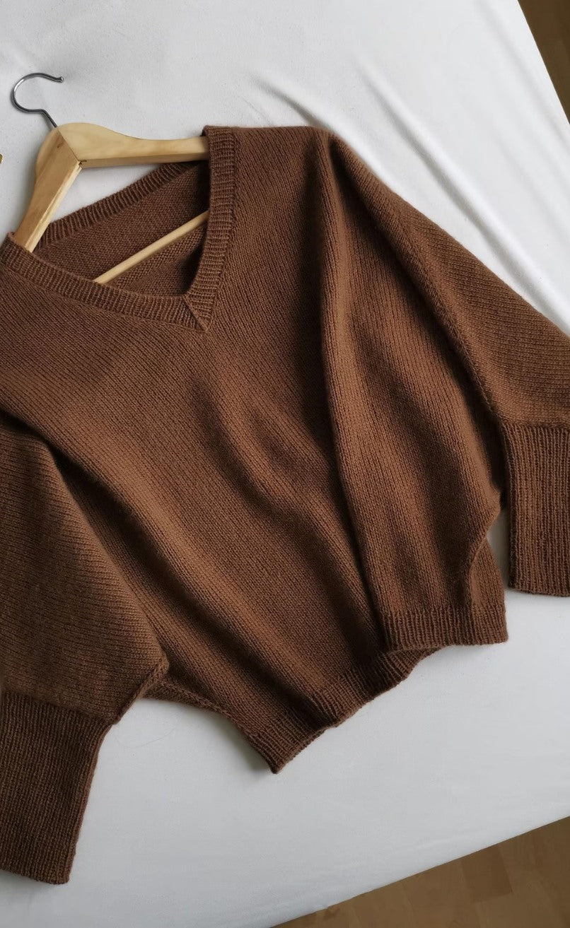 Robin Sweater V-Neck - CASHMERE CLASSIC - Strickpaket