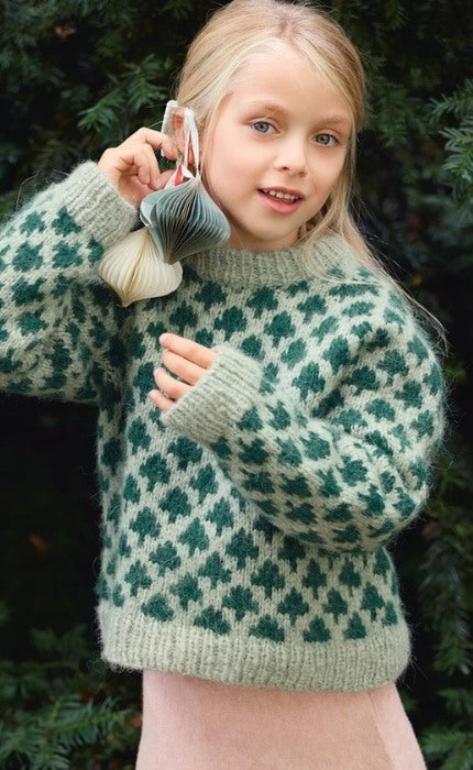 Christmas Tree Sweater Junior - KOS - Strickpaket