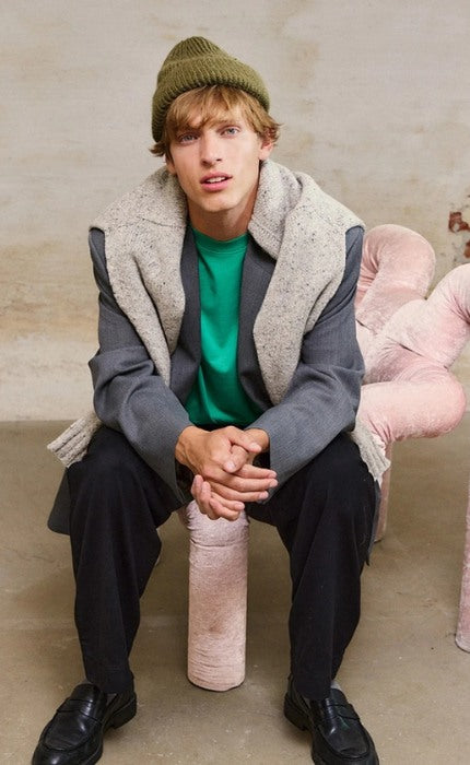 Charlie Beanie - ALPAKKA ULL & ALPAKKA FOLGETRAD - Strickpaket