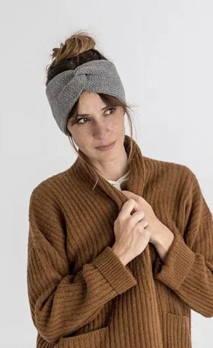 AVA DOUBLE Stirnband - WARMI ALPAKAWOLLLE - Strickpaket