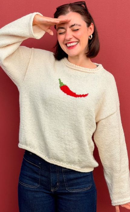 Phoenix Sweater - MERRY MERINO 110 - Knitting Kit