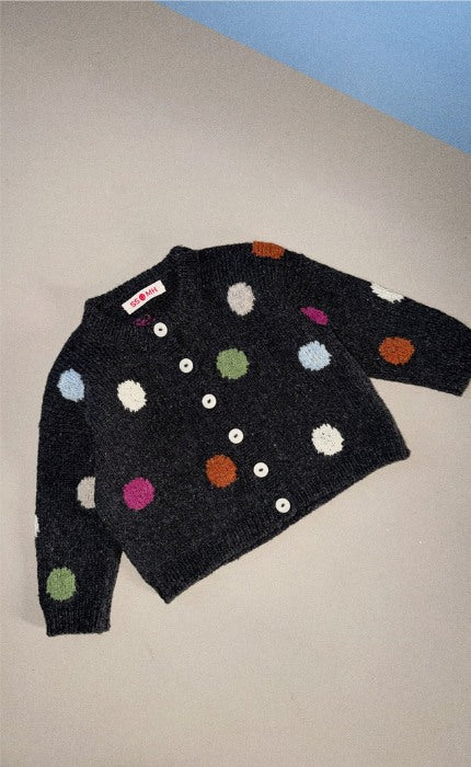 Fri Cardigan Kid Duo Version - SEMILLA MELANGE - Strickpaket