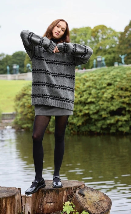 Ridge Sweater Man - ATLAS & BORSTET ALPAKKA - Strickpaket