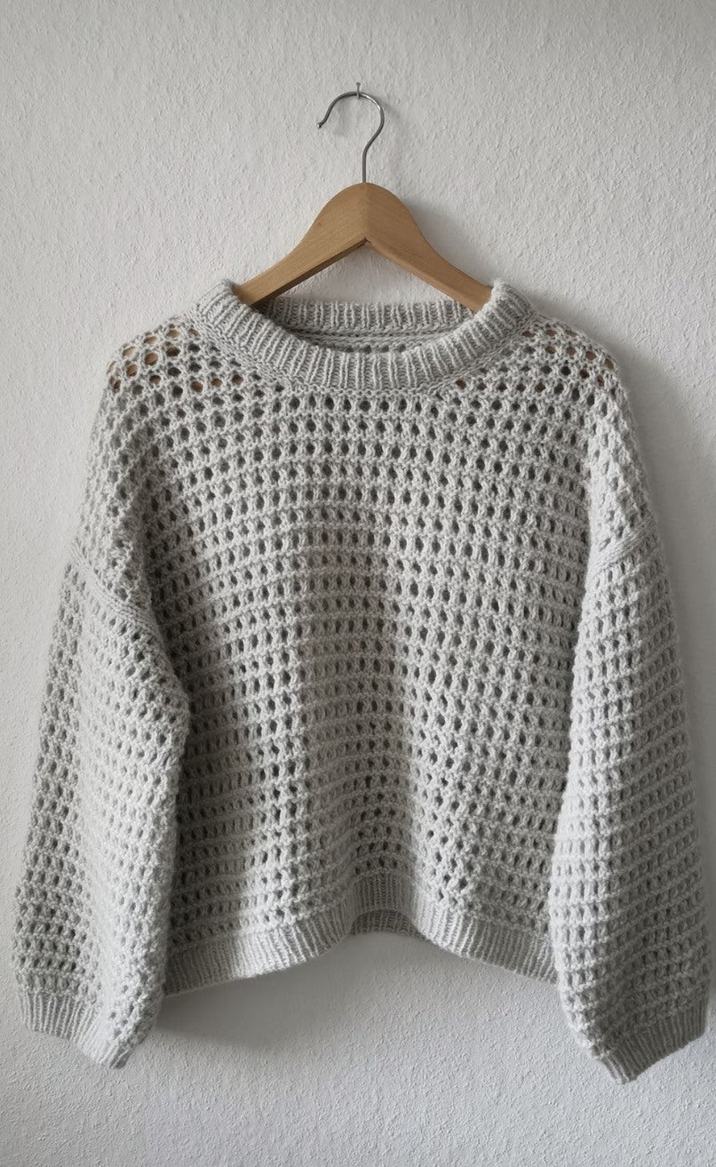 Mesh Sweater - VEGAN CASHMERE - Strickpaket