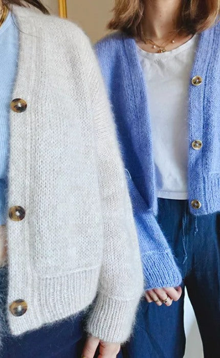Maja Cardigan V-Neck - ECOPUNO & SILKHAIR - Strickpaket