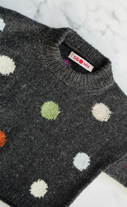 Fri Sweater Kid Multi Version - SEMILLA MELANGE - Strickpaket