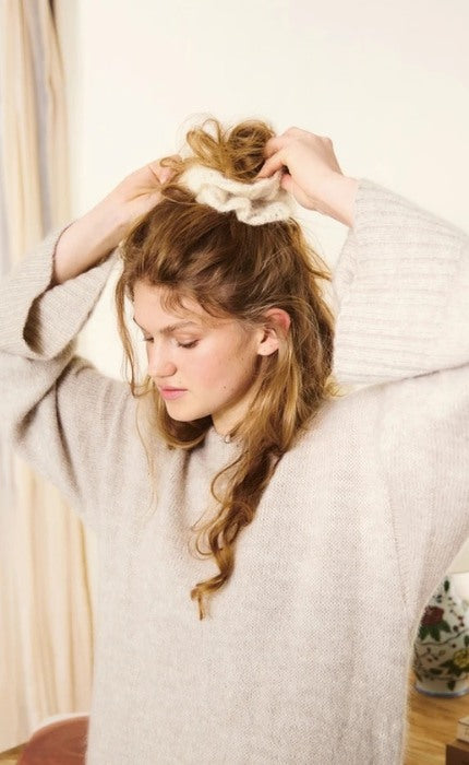Fleur Scrunchie - TYNN SILK MOHAIR - Strickpaket