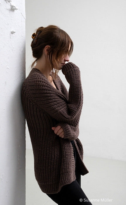 CLARA Cardigan - BIG VINTAGE WOOL GOTS - Strickpaket