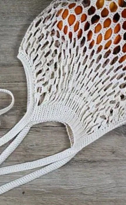 LUZIE Bag - MANDARIN NATURELL - Häkelpaket