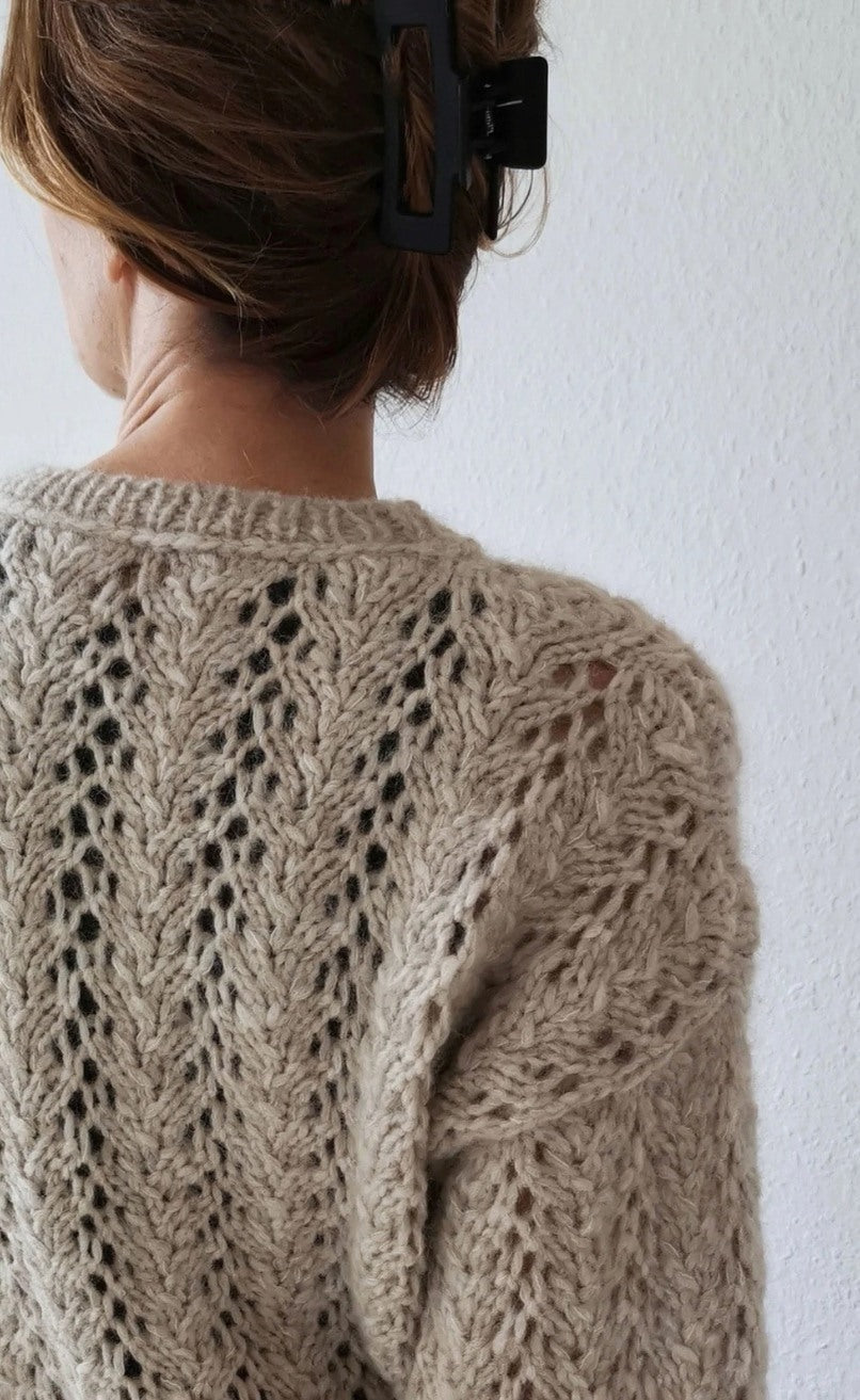 Estelle Sweater - OONIQUE CHUNKY & SILKY KID RMS - Strickpaket